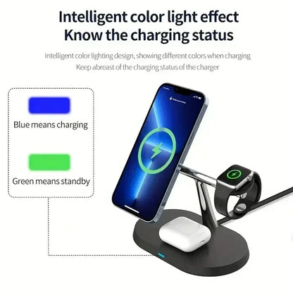 Magnetic 3-in-1 Wireless Charger