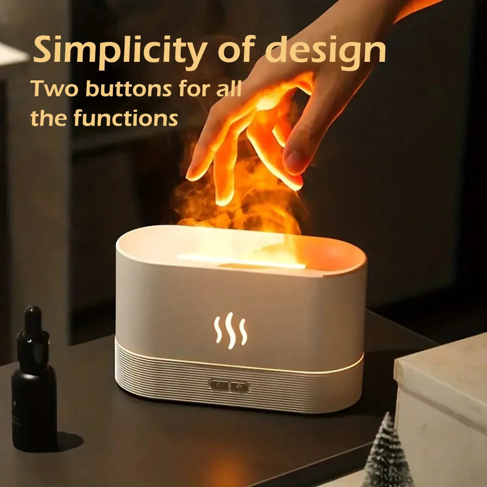 Ultrasonic Aroma Diffuser & Humidifier with LED