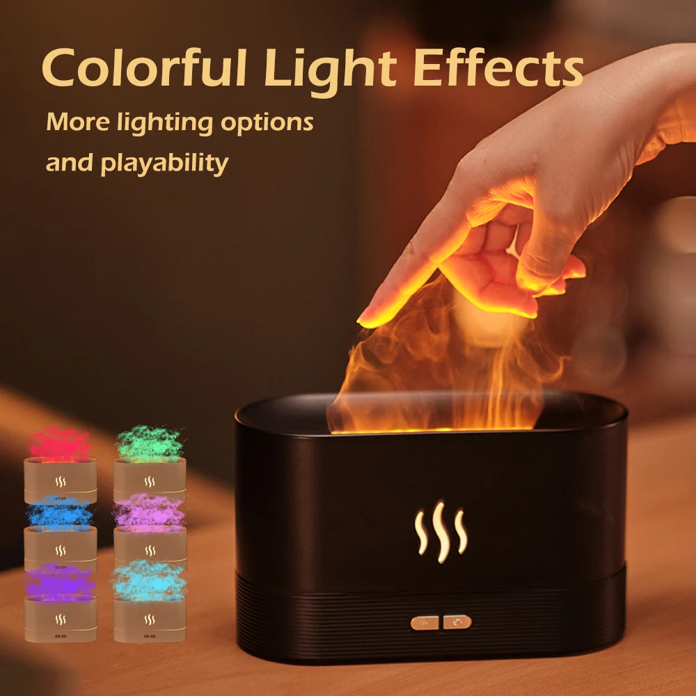 Ultrasonic Aroma Diffuser & Humidifier with LED