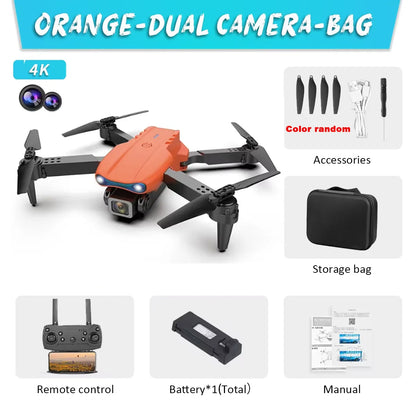 E99Pro Drone 4K with Dual Camera and Obstacle Avoidance