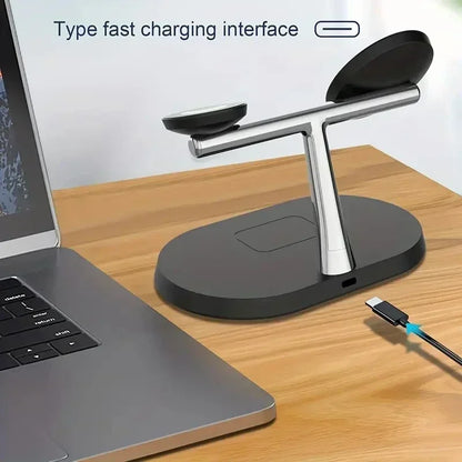 Magnetic 3-in-1 Wireless Charger