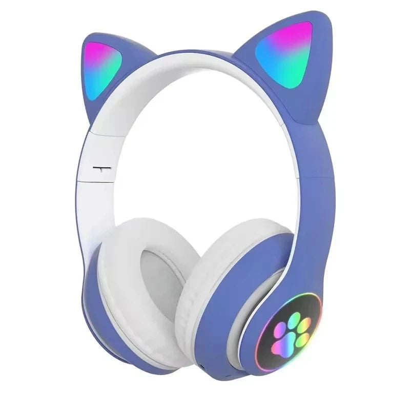 Bluetooth Headphones with Cat Ears