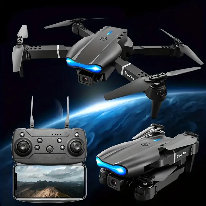 E99Pro Drone 4K with Dual Camera and Obstacle Avoidance