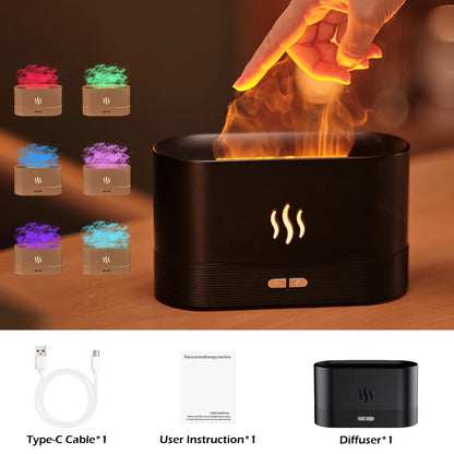 Ultrasonic Aroma Diffuser & Humidifier with LED