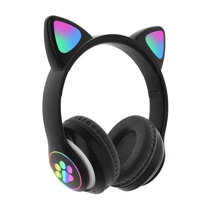 Bluetooth Headphones with Cat Ears