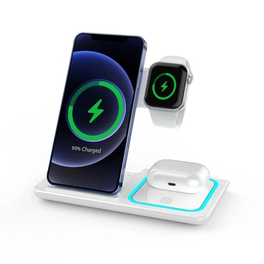 3-in-1 LED Wireless Charger