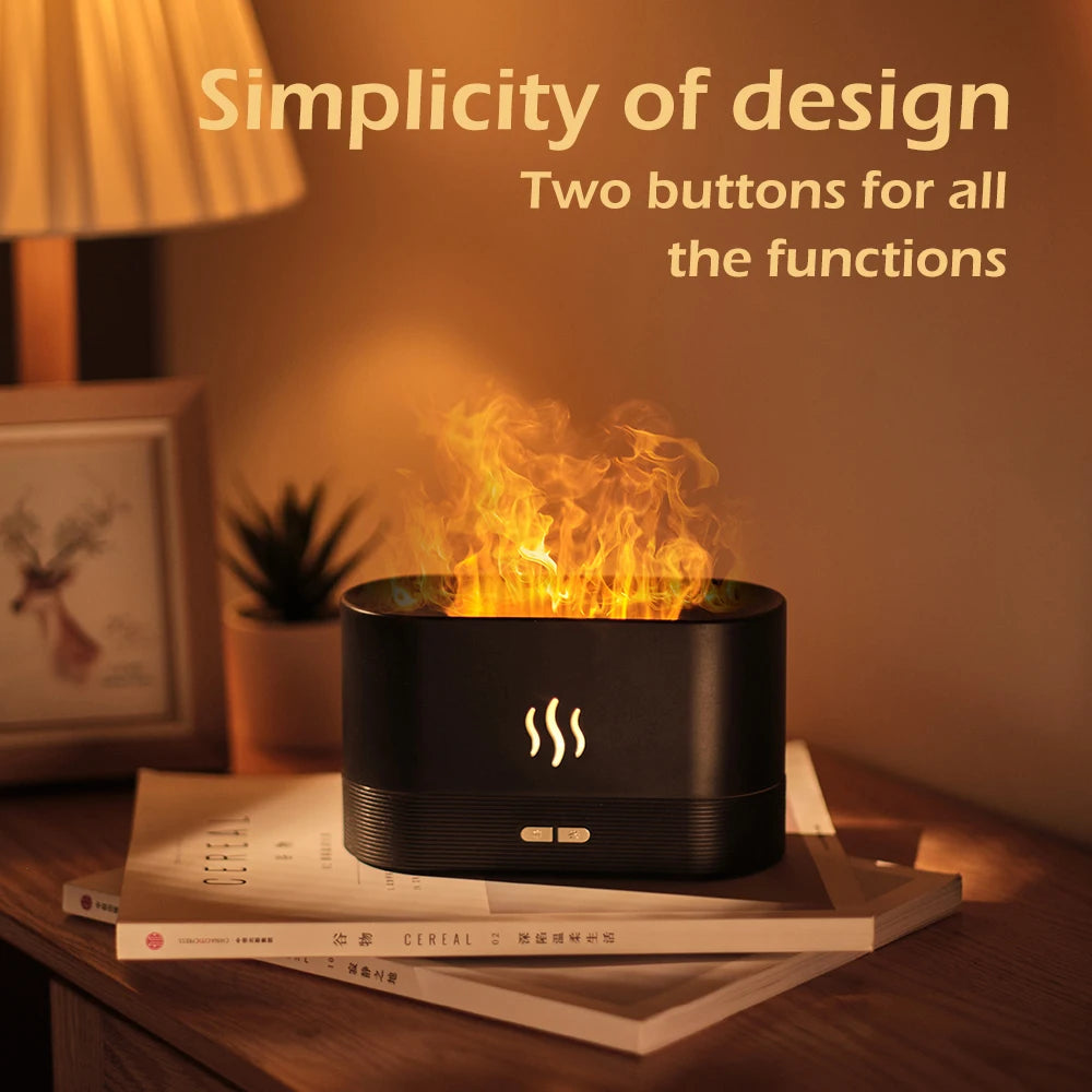 Ultrasonic Aroma Diffuser & Humidifier with LED