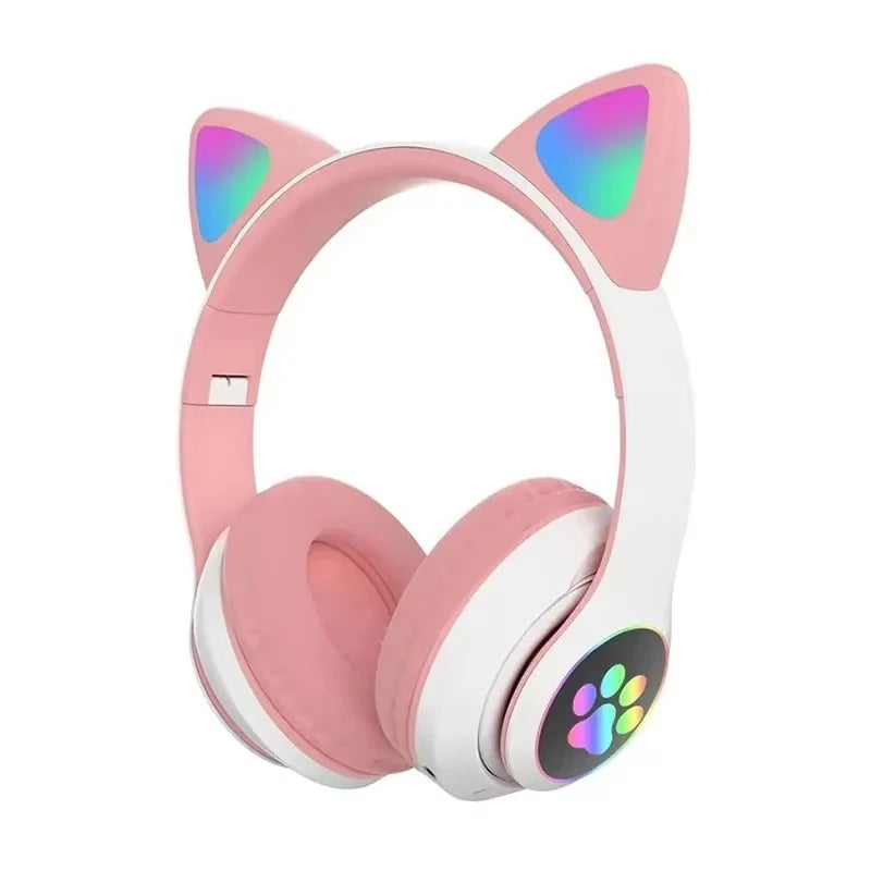 Bluetooth Headphones with Cat Ears